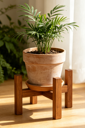 Minimalist Solid Wood Expandable Plant Stand